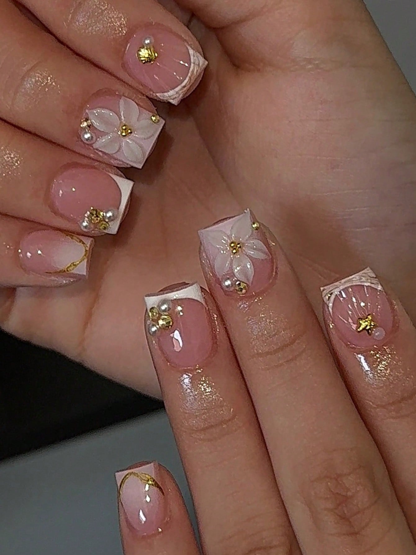 ชุดเล็บปลอมอะคริลิคแบบกดติด 24 - Nail Art Jelly บทวิจารณ์และราคา