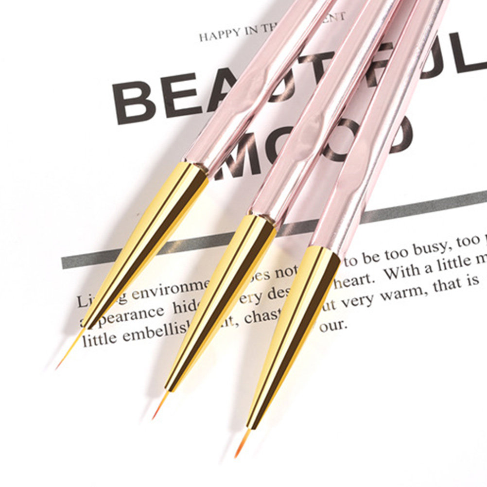 6 ชิ้น ปากกาไลเนอร์เพ้นท์เล็บส - Nail Art Gold บทวิจารณ์และราคา