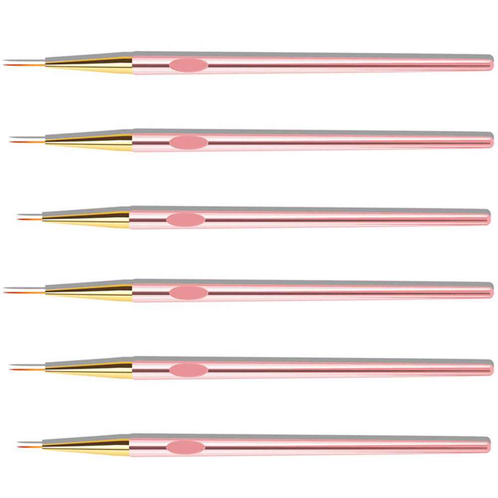 6 ชิ้น ปากกาไลเนอร์เพ้นท์เล็บส - Nail Art Gold บทวิจารณ์และราคา