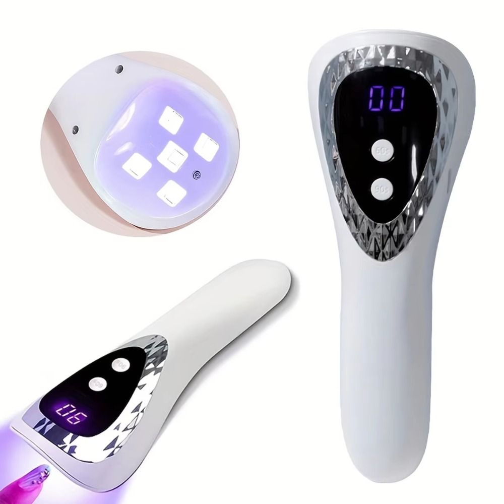 โคมไฟอบเล็บ UV LED แบบพกพา ขนา - Nail Art Gel Polish บทวิจารณ์และราคา