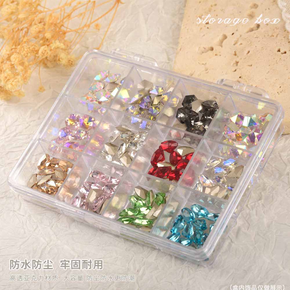 กล่องพลาสติกใสขนาด6/12/24ช่องก - Nail Art Inspo บทวิจารณ์และราคา