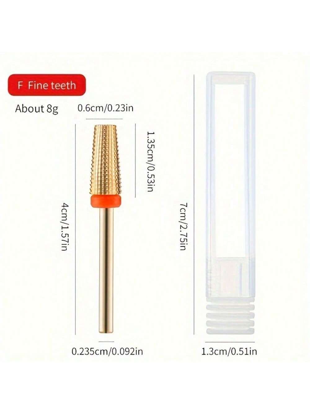 ชุดดอกสว่านเล็บทังสเตนสตีล 1/5 - Nail Art Gold บทวิจารณ์และราคา