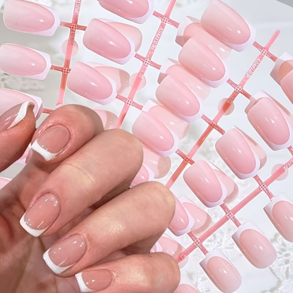 120 ชิ้น เล็บปลอมทรงสั้นทรงเหล - Nail Art Natural บทวิจารณ์และราคา