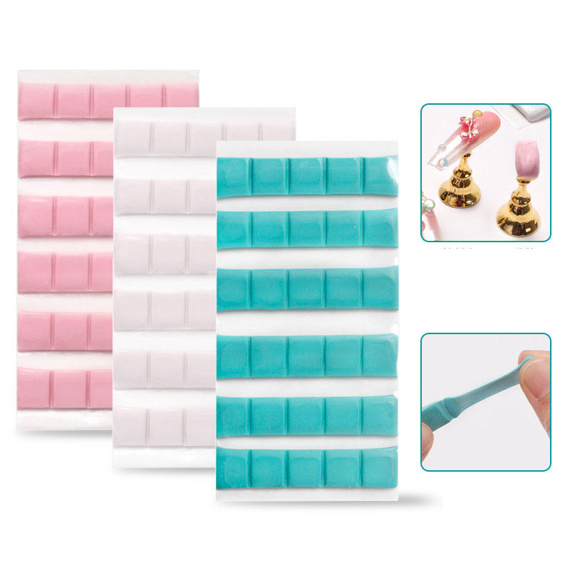 1 แพ็คเล็บกาวกาว Clay Stick สํ - Nail Art Overlay บทวิจารณ์และราคา