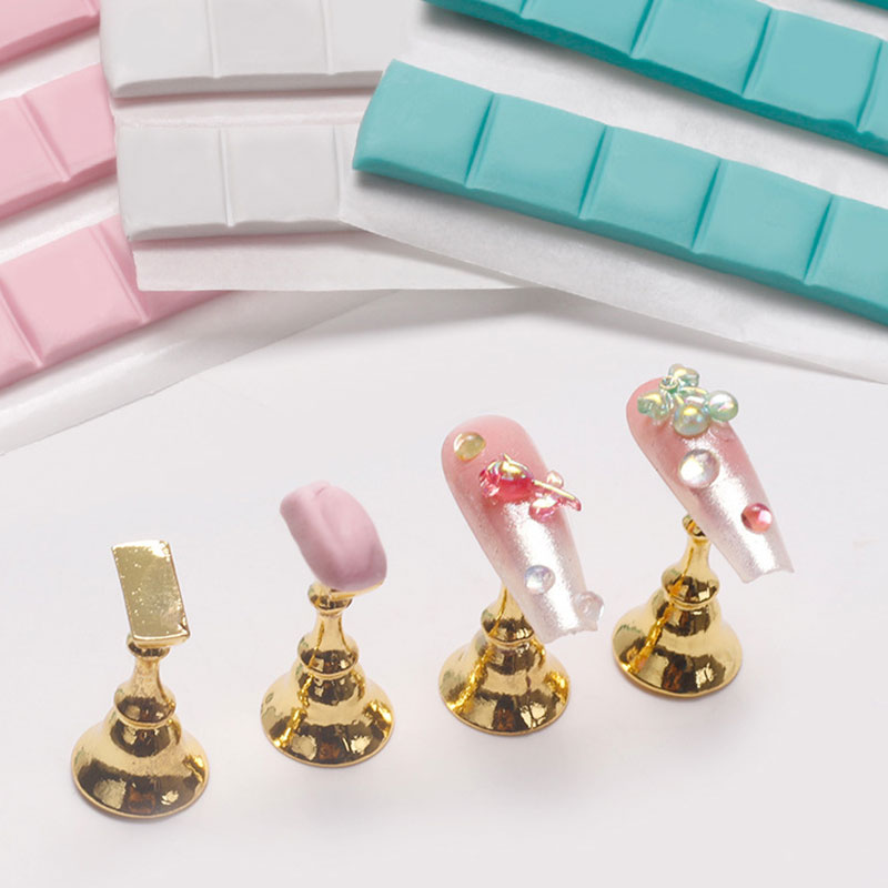 1 แพ็คเล็บกาวกาว Clay Stick สํ - Nail Art Overlay บทวิจารณ์และราคา
