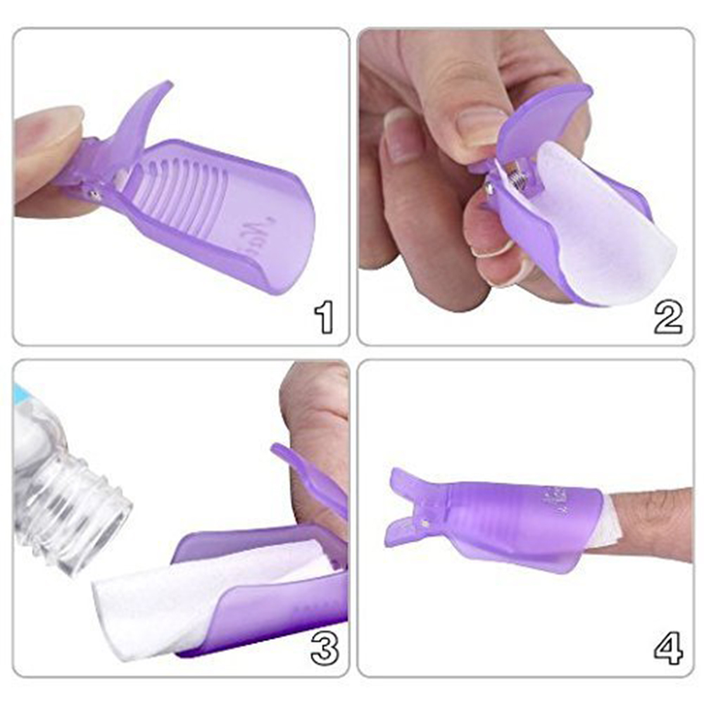 คลิปหนีบเล็บพลาสติก 10 ชิ้น สำ - Nail Art Gel Polish บทวิจารณ์และราคา