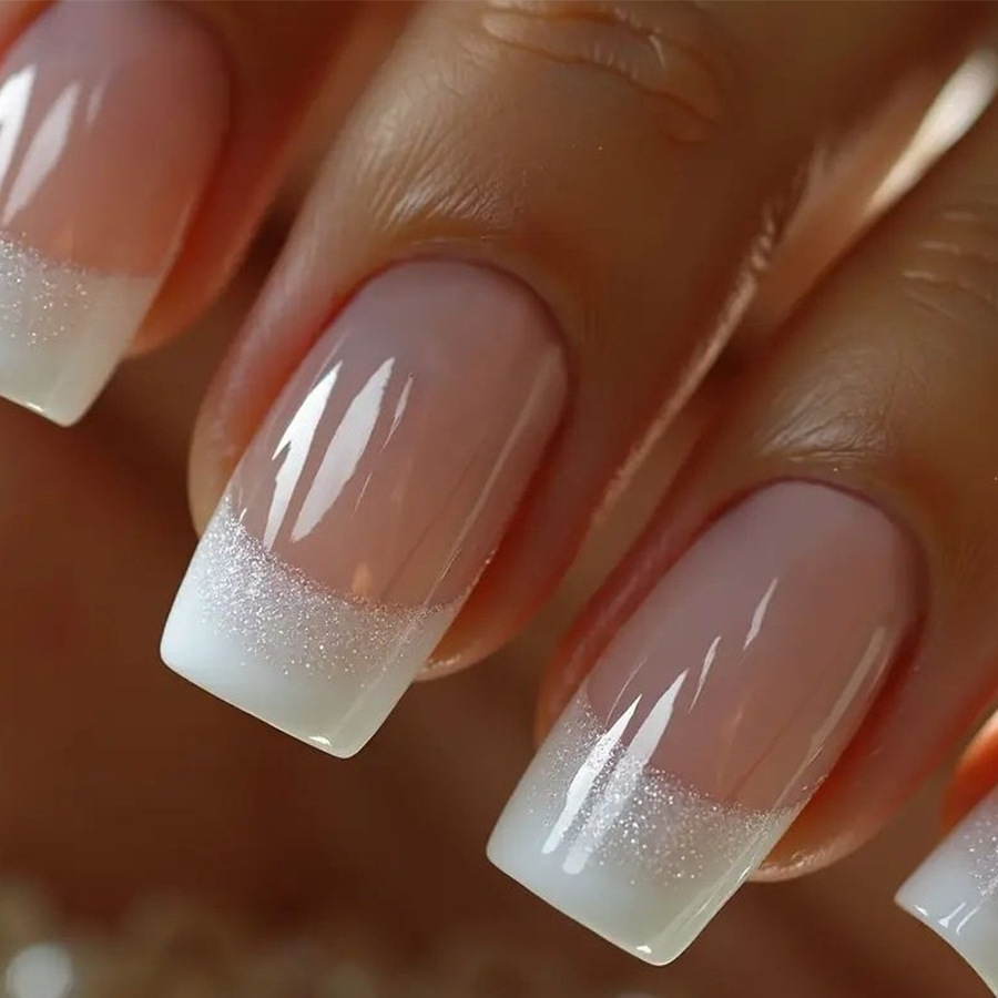 ชุดเล็บปลอมทรงเหลี่ยมขนาดกลาง  - Nail Art Inspo บทวิจารณ์และราคา
