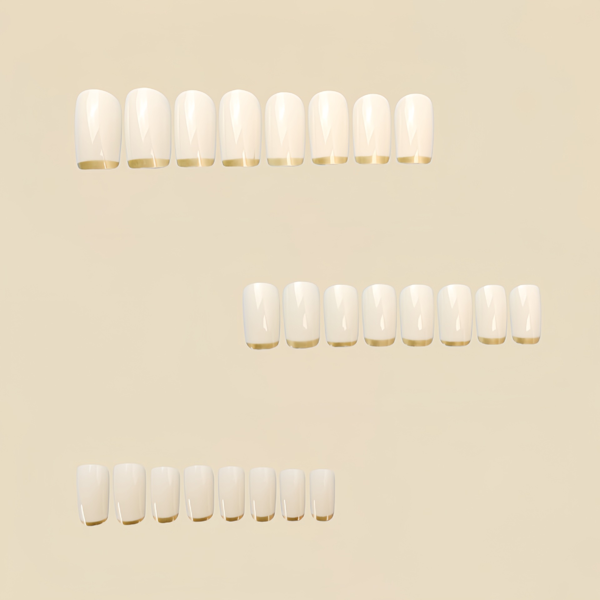 เล็บปลอมขนาดกลางสำหรับผู้หญิง  - Nail Art Overlay บทวิจารณ์และราคา