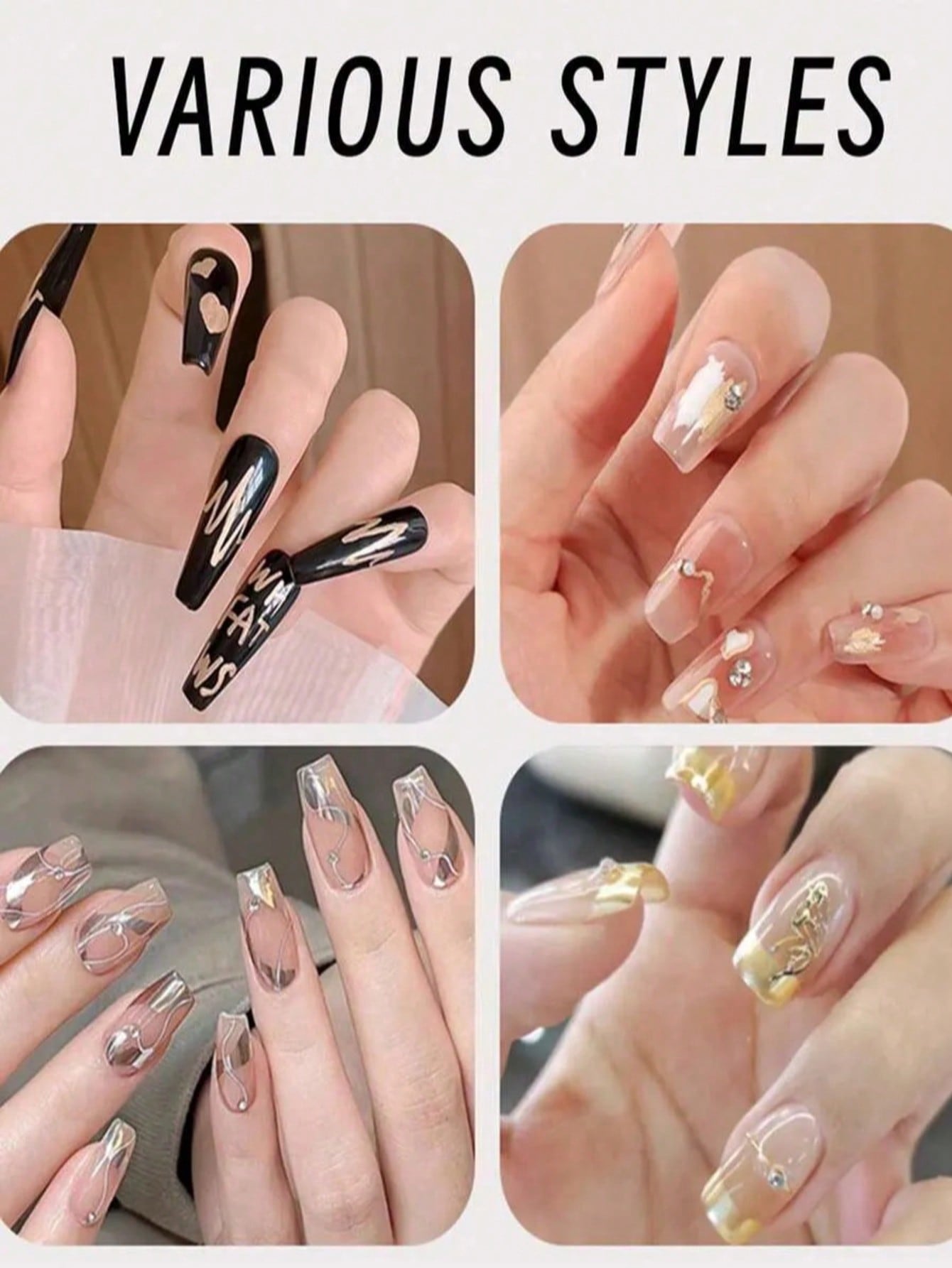 ปากกาเพ้นท์เล็บ 0.8 มม. 1 ชิ้น - Nail Art Gold บทวิจารณ์และราคา