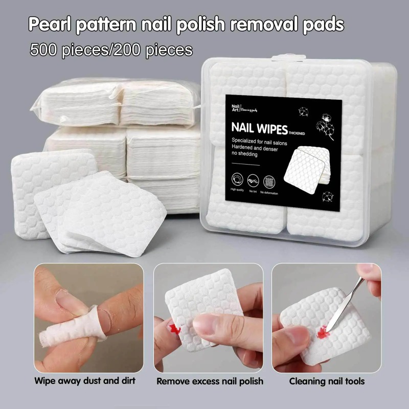 200/500 ชิ้น แผ่นเช็ดเล็บปราศจ - Nail Art Gel Polish บทวิจารณ์และราคา