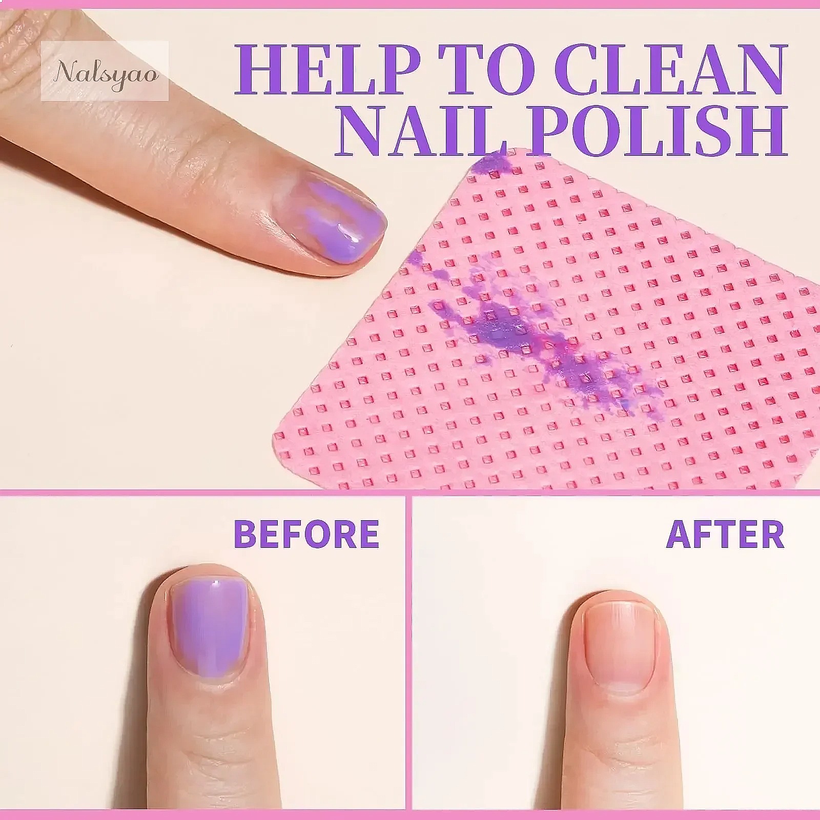 แผ่นเช็ดทำความสะอาดเล็บแบบไม่ม - Nail Art Gel Polish บทวิจารณ์และราคา
