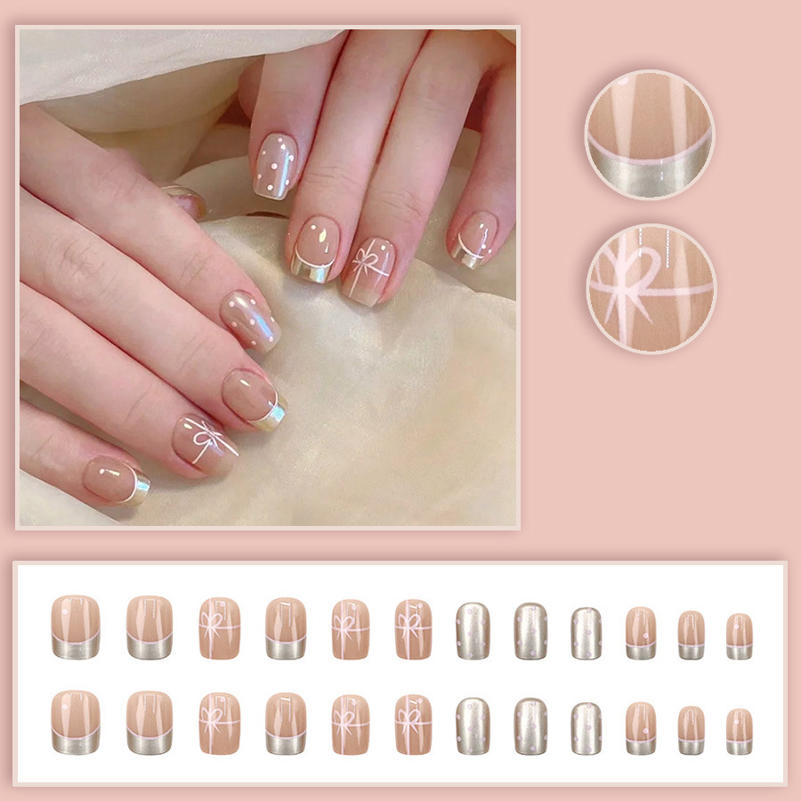 เล็บปลอมทรงสี่เหลี่ยมสั้นสำหรั - Nail Art Red Cherry บทวิจารณ์และราคา