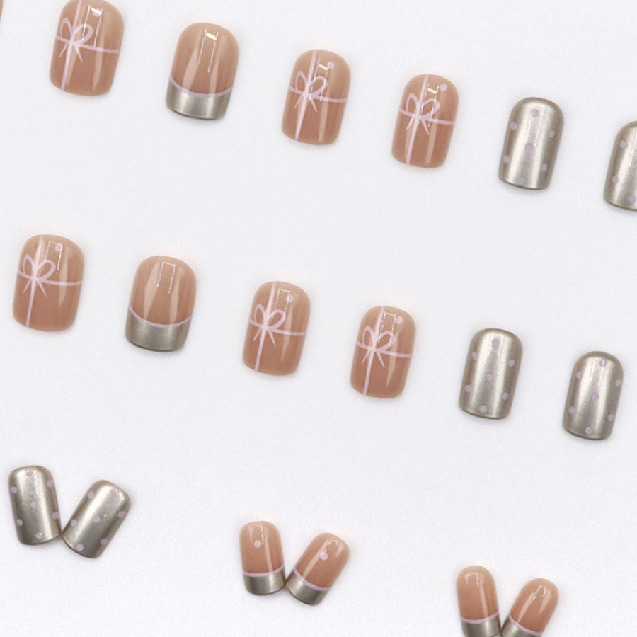 เล็บปลอมทรงสี่เหลี่ยมสั้นสำหรั - Nail Art Red Cherry บทวิจารณ์และราคา