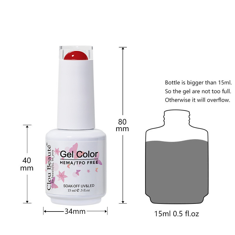 คลู โบเต้ คลาสสิค เรด เจล ยาทา - Nail Art Red Cherry บทวิจารณ์และราคา